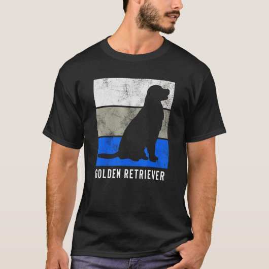 Golden Retriever T-shirt (Voorkant)