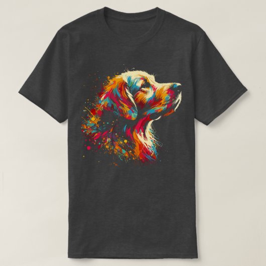 Golden Retriever T-shirt (Design voorkant)