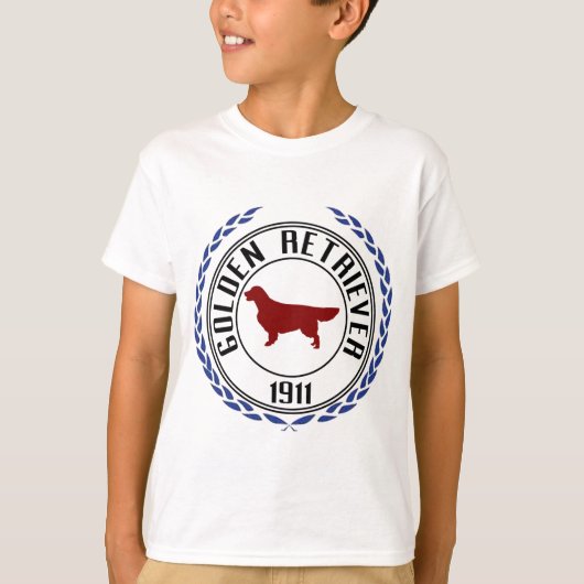 Golden Retriever T-shirt (Voorkant)