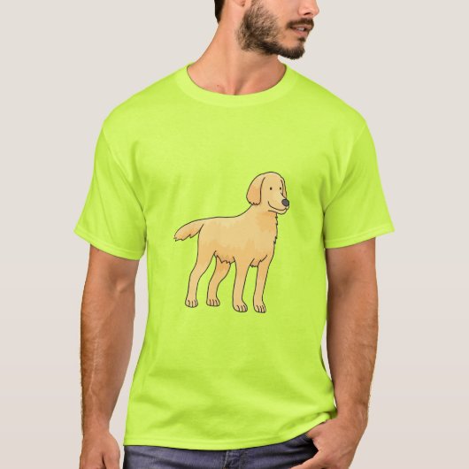 Golden Retriever T-shirt (Voorkant)