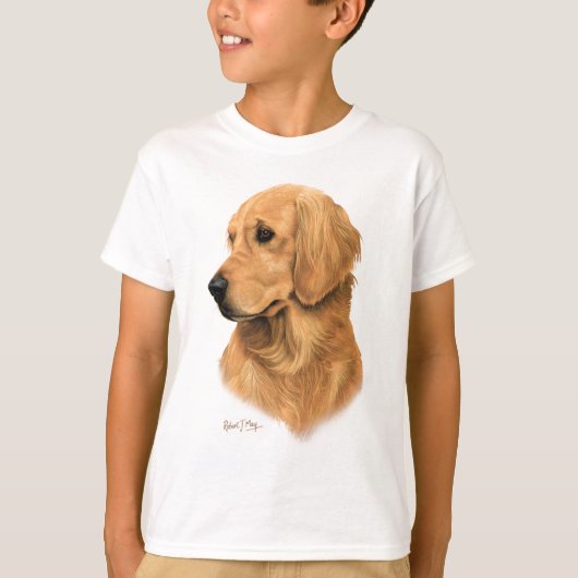 Golden Retriever T-shirt (Voorkant)