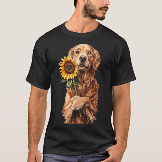 Golden Retriever T-shirt (Voorkant)