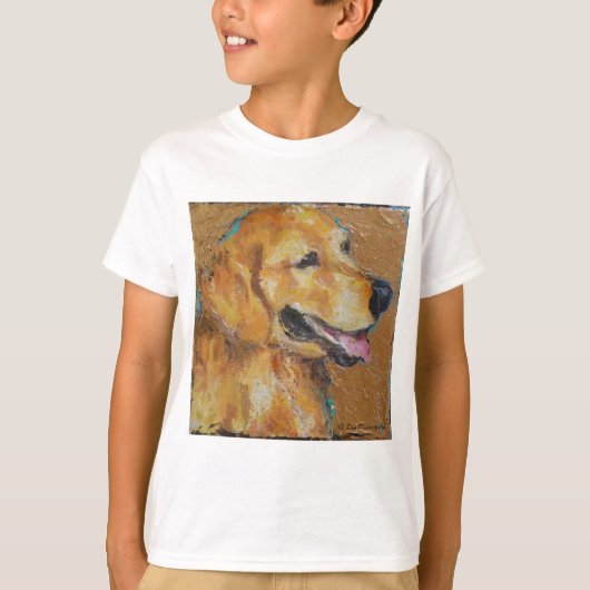 Golden Retriever T-shirt (Voorkant)