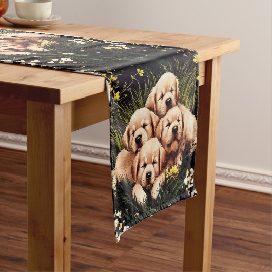 Golden Retriever Table Runner Korte Tafelloper (Voorbeeld)