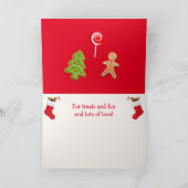 Golden Retriever Tail Waggin' kerst Feestdagen Kaart (Binnen)