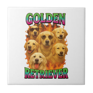 Golden Retriever Tegeltje