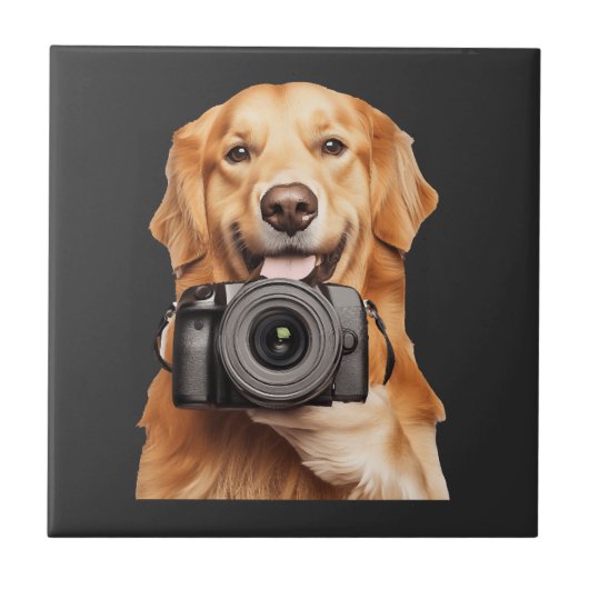 Golden Retriever Tegeltje (Voorkant)