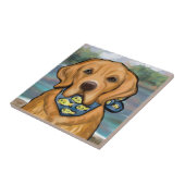 Golden Retriever Tegeltje (Zijkant)