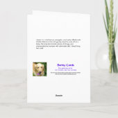 Golden Retriever The Dog is mijn favoriete Valenti Kaart (Achterkant)