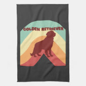 Golden Retriever Theedoek (Verticaal)
