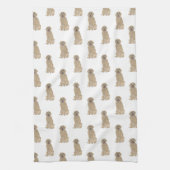 Golden Retriever Theedoek (Verticaal)