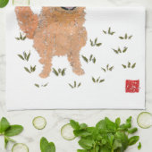 Golden Retriever Theedoek (Gevouwen)