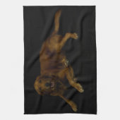 Golden Retriever Theedoek (Verticaal)