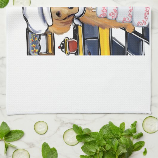 Golden Retriever Theedoek (Gevouwen)