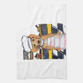 Golden Retriever Theedoek (Verticaal)