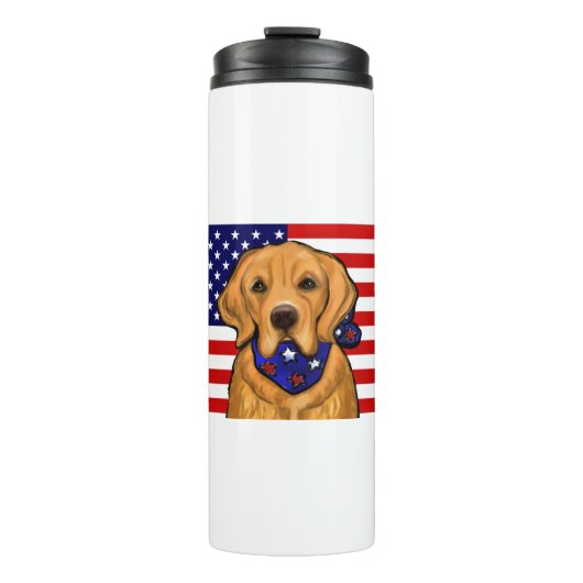 GOLDEN RETRIEVER THERMOSBEKER (Voorkant)