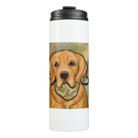 GOLDEN RETRIEVER THERMOSBEKER (Voorkant)