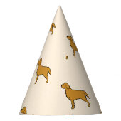 Golden Retriever Tissue Paper  Feesthoedjes (Voorkant)