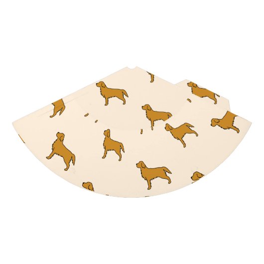 Golden Retriever Tissue Paper  Feesthoedjes (Voorkant)