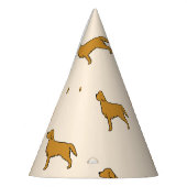 Golden Retriever Tissue Paper  Feesthoedjes (Links)