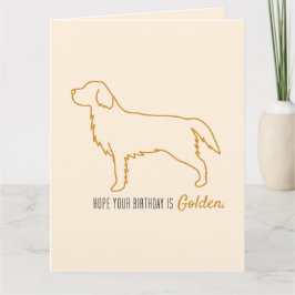 Golden Retriever Tissue Paper  Kaart