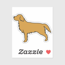 Golden Retriever Tissue Paper  Sticker