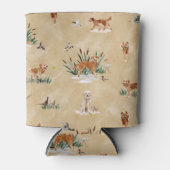 GOLDEN RETRIEVER TOILE Goud Blikjeskoeler (Voorkant)