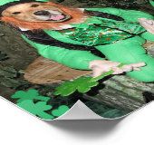 Golden Retriever Top van de Morning Leprechauns Poster (Hoek)