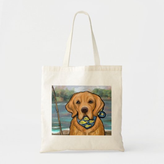 Golden Retriever Tote Bag (Voorkant)