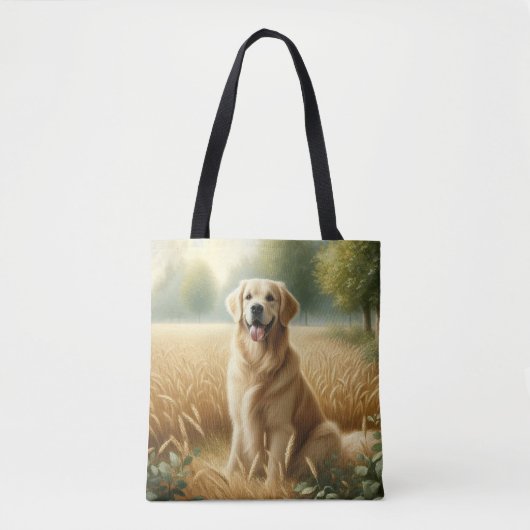 Golden Retriever Tote Bag (Voorkant)