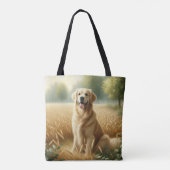 Golden Retriever Tote Bag (Achterkant)