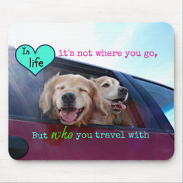 Golden Retriever Travel Friendship Muismat