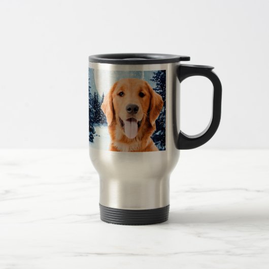 Golden Retriever Travel Mug Reisbeker (Rechts)