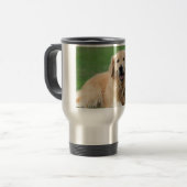 Golden Retriever Travel Mug Reisbeker (Voorkant links)