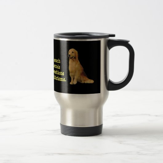 Golden Retriever Travel Mug Reisbeker (Rechts)