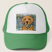 Golden Retriever Trucker Pet (Voorkant)