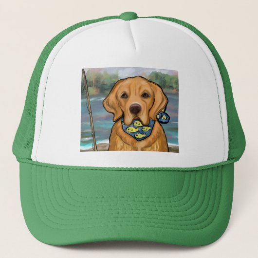 Golden Retriever Trucker Pet (Voorkant)