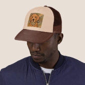 GOLDEN RETRIEVER TRUCKER PET (In situ)