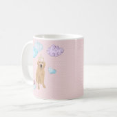 Golden Retriever Unicorn Koffiemok (Voorkant links)