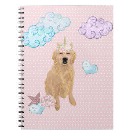 Golden Retriever Unicorn Notitieboek