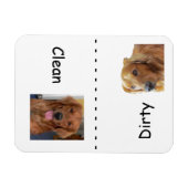 Golden Retriever Vaatwasser Magnet Magneet (Horizontaal)