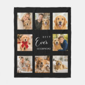 Golden Retriever Vader Collage Fleece Deken (Voorkant)