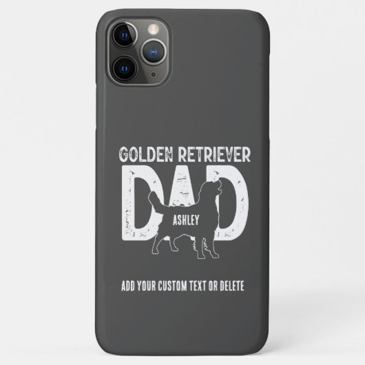Golden retriever vader hond papa cadeau Case-Mate iPhone case (Achterkant)