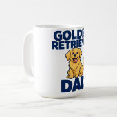 Golden Retriever Vader Mok (Voorkant links)