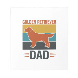 Golden Retriever Vader Vintage Hondenliefhebber Ve Notitieblok
