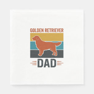 Golden Retriever Vader Vintage Hondenliefhebber Ve Servet