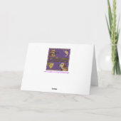 Golden Retriever Valentijn Cowboy van Liefde Kaart (Achterkant)