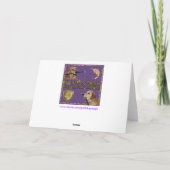 Golden Retriever Valentijn Fortune Teller of Love Feestdagen Kaart (Achterkant)