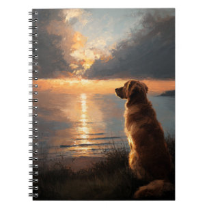 Golden Retriever van het Zee Notitieboek
