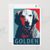 Golden Retriever van Hope Dogs Briefkaart (Voorkant / Achterkant)